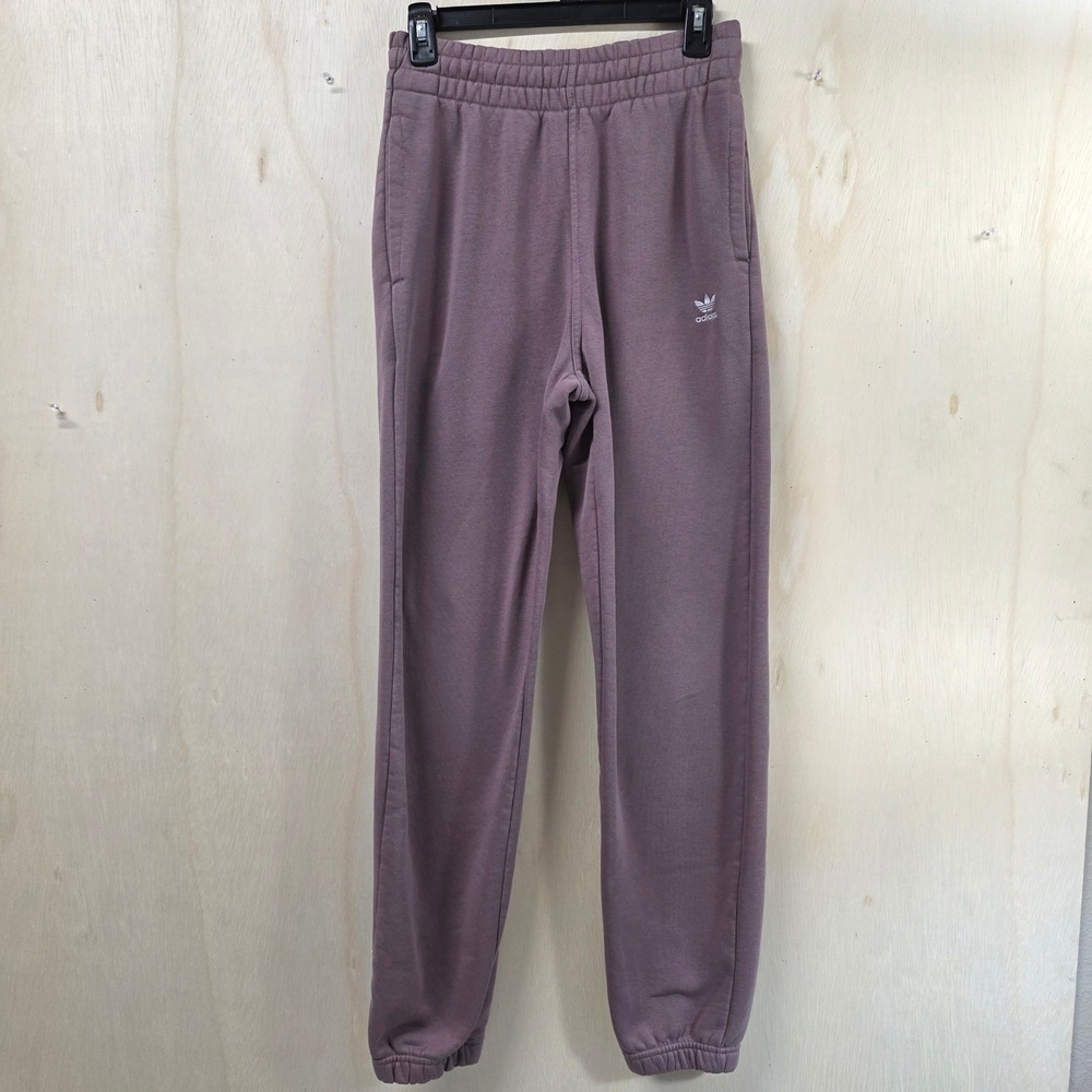 Adidas Originals Adicolor Essentials Fleece Joggers Mauve Purple Women XS